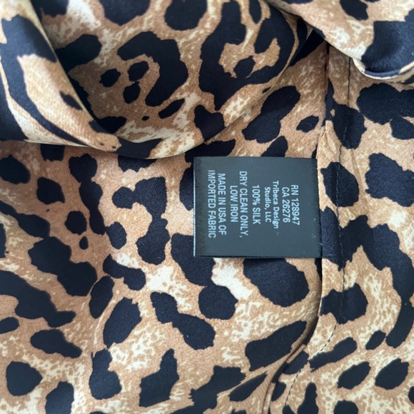 🛑SOLD🛑NILI LOTAN leopard-print silk charmeuse gown NWT🛑SOLD🛑EBAY - Picture 6 of 9